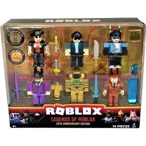 Jazwares ROBLOX 15th Anniversary Limited Edition 6 Action Figures Set - NEW